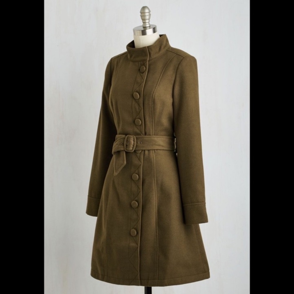 EUC ModCloth Ready To Orchard Coat Size -1X